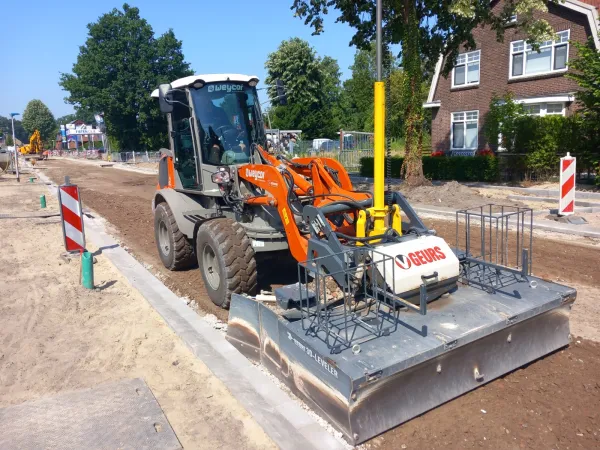 Weycor shovel AR480S zwenk met 3D-leveler